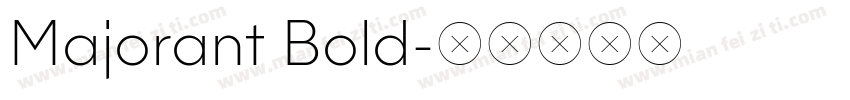 Majorant Bold字体转换